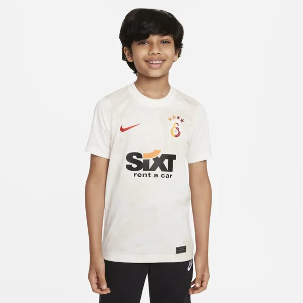 Koszulka piłkarska dla dużych dzieci Galatasaray 2021/22 Nike Dri-FIT (wersja trzecia) - Szary