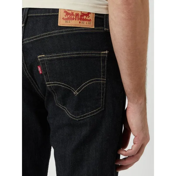 Levi's® Jeansy o kroju slim fit z dodatkiem streczu model ‘511’ — ‘Water<Less™’