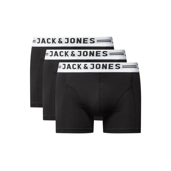 Jack & Jones Obcisłe bokserki o kroju comfort fit w zestawie 3 szt.