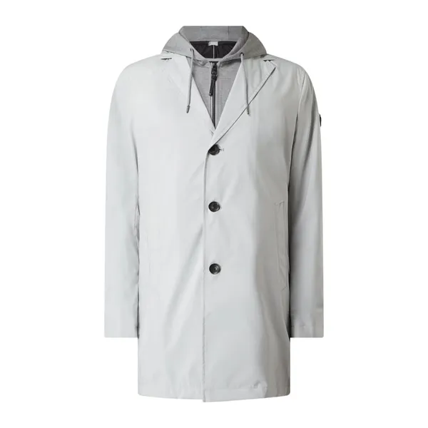 JOOP! Collection Krótki płaszcz z plisą w kontrastowym kolorze model ‘Yanek’