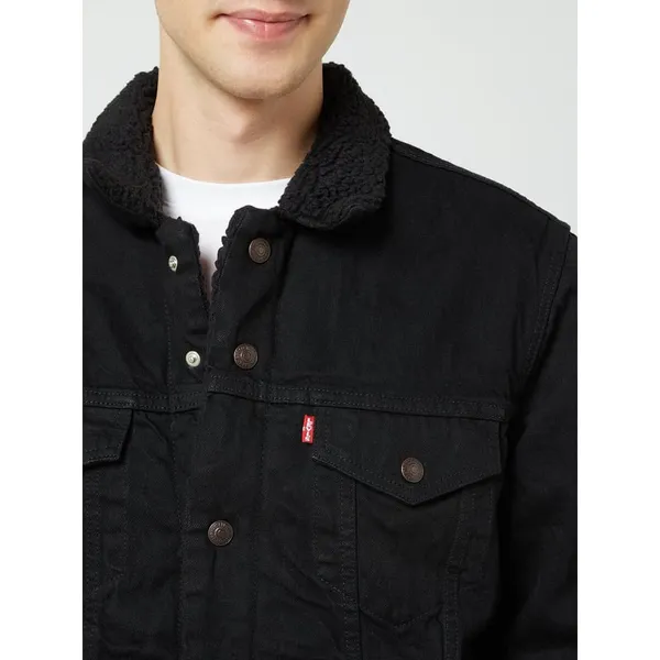 Levi's® Kurtka Sherpa Trucker Jacket z podszewką ze sztucznego kożuszka