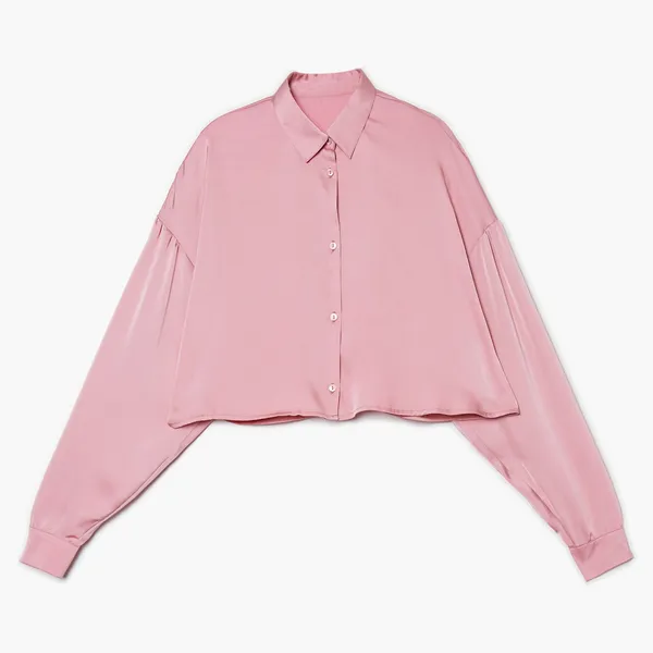 Gładka koszula - Różowy