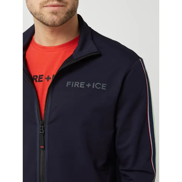 FIRE + ICE Bluza rozpinana ze stójką model ‘Jared’