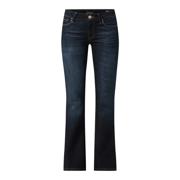 Mavi Jeans Jeansy z poszerzaną nogawką i średnim stanem z mieszanki bawełny model ‘Bella’