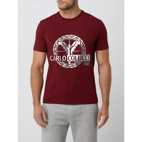 CARLO COLUCCI T-shirt z bawełny