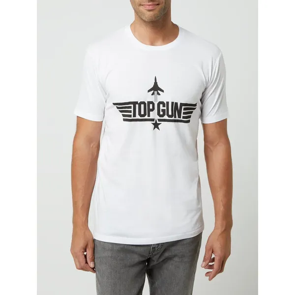 Top Gun T-shirt z nadrukiem z logo