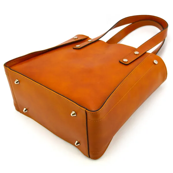 Klasyczna torebka damska skórzana vp954 shopperbag