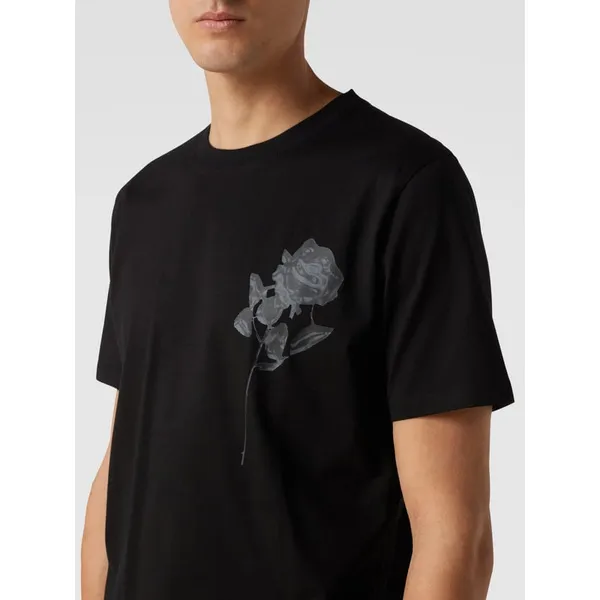 HUGO T-shirt z bawełny model ‘Drince’