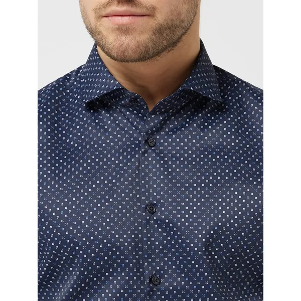 Jake*s Koszula biznesowa o kroju slim fit z dodatkiem streczu