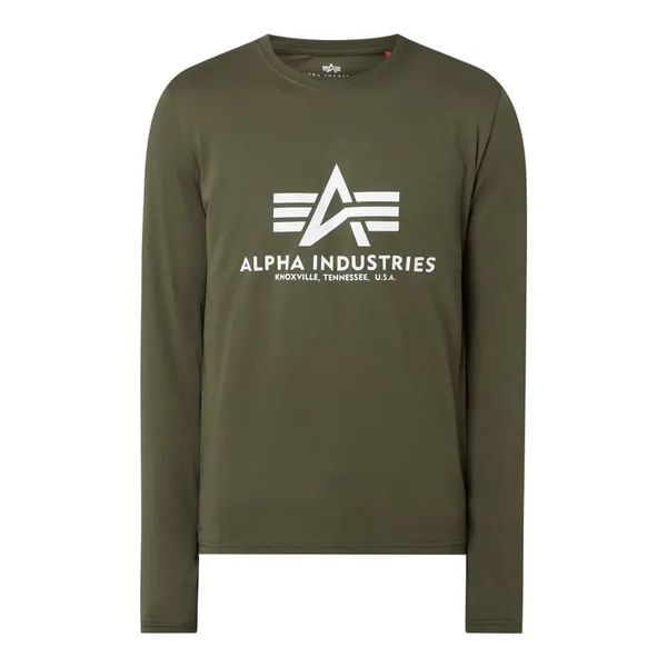 Alpha Industries Bluzka z długim rękawem i logo