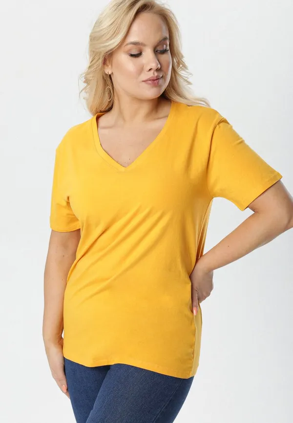 Żółty T-shirt Genilin