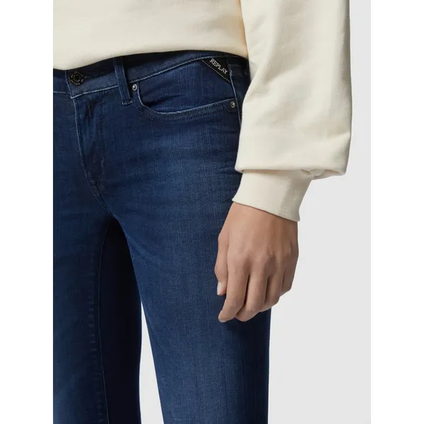 Replay Jeansy o kroju skinny fit z bawełny ekologicznej model ‘New Luz’ – ‘Hyperflex Clouds’