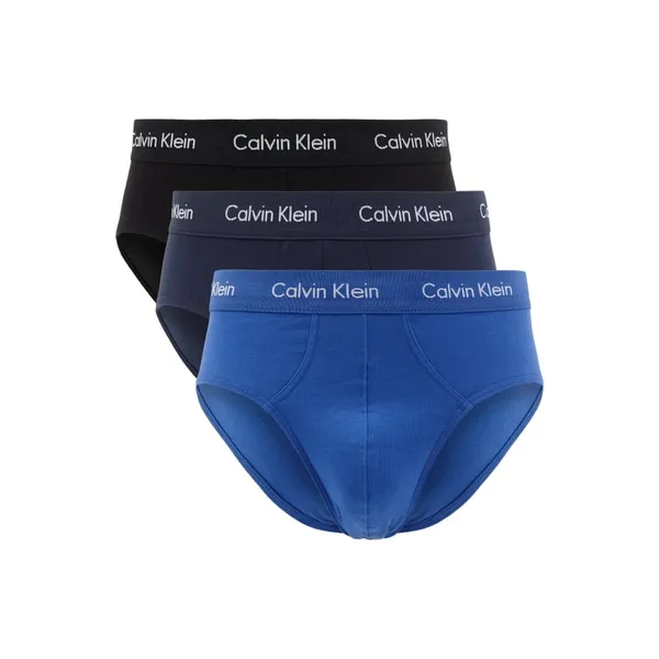 Calvin Klein Underwear Slipy z bawełny mieszanej w zestawie 3 szt.