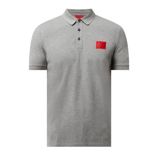 HUGO Koszulka polo o kroju slim fit z bawełny model ‘Dereso’