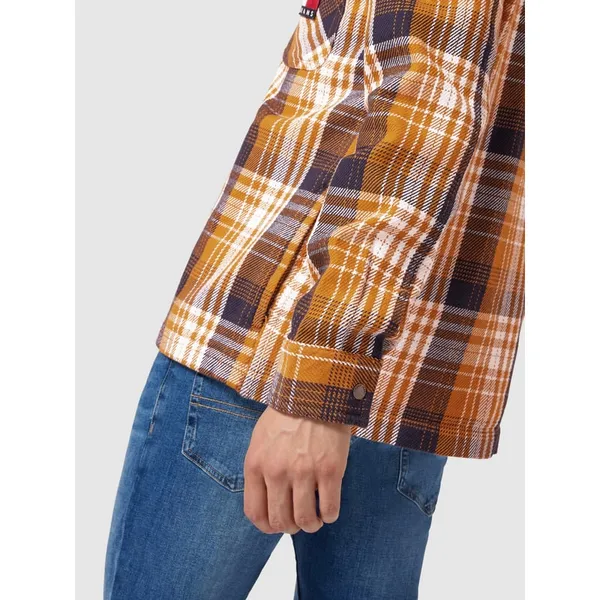 Tommy Jeans Kurtka koszulowa z bawełny z zamkiem błyskawicznym