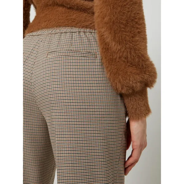 Opus Spodnie materiałowe ze wzorem w pepitkę model ‘Manina’