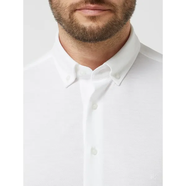 CK Calvin Klein Koszula biznesowa o kroju slim fit z piki