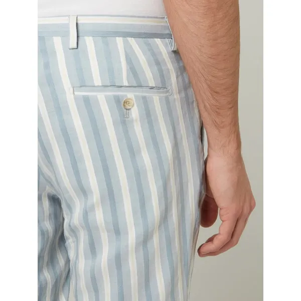 CG - Club of Gents Spodnie do garnituru o kroju slim fit z dodatkiem streczu — ‘Savile Row’