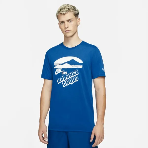 T-shirt męski Nike x Gyakusou - Niebieski