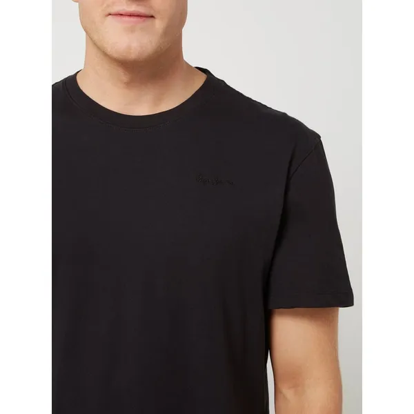 Pepe Jeans T-shirt o kroju relaxed fit z nadrukiem z logo model ‘Jim’