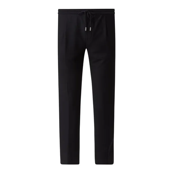 Windsor Spodnie do garnituru o kroju regular fit z żywej wełny model ‘Fero’