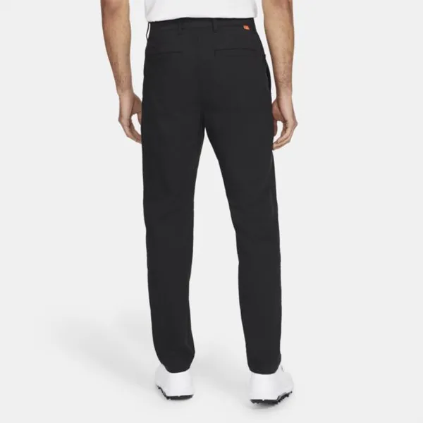 Męskie spodnie chino o dopasowanym kroju do golfa Nike Dri-FIT UV - Czerń