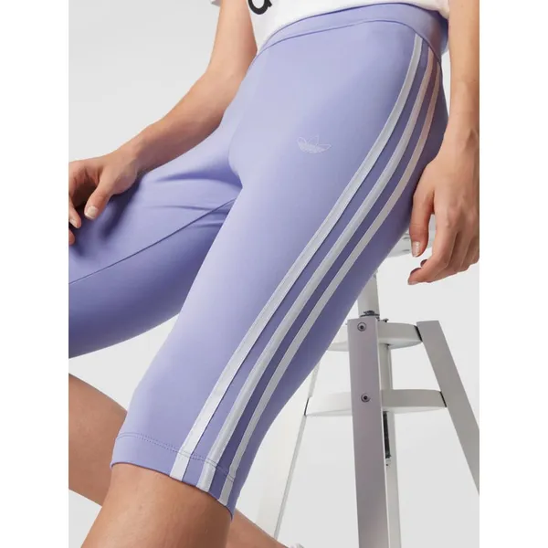 adidas Originals Spodnie kolarki z detalami z logo