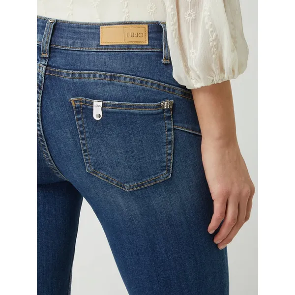 Liu Jo Jeans Skrócone jeansy z dodatkiem streczu