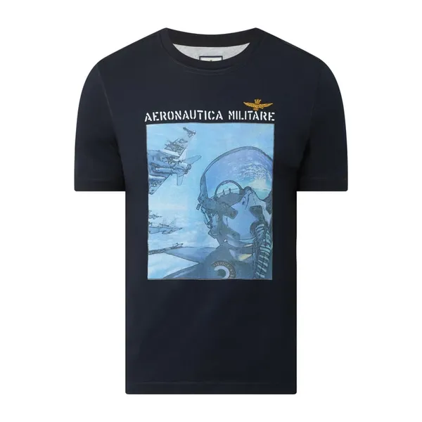 Aeronautica Militare T-shirt z bawełny