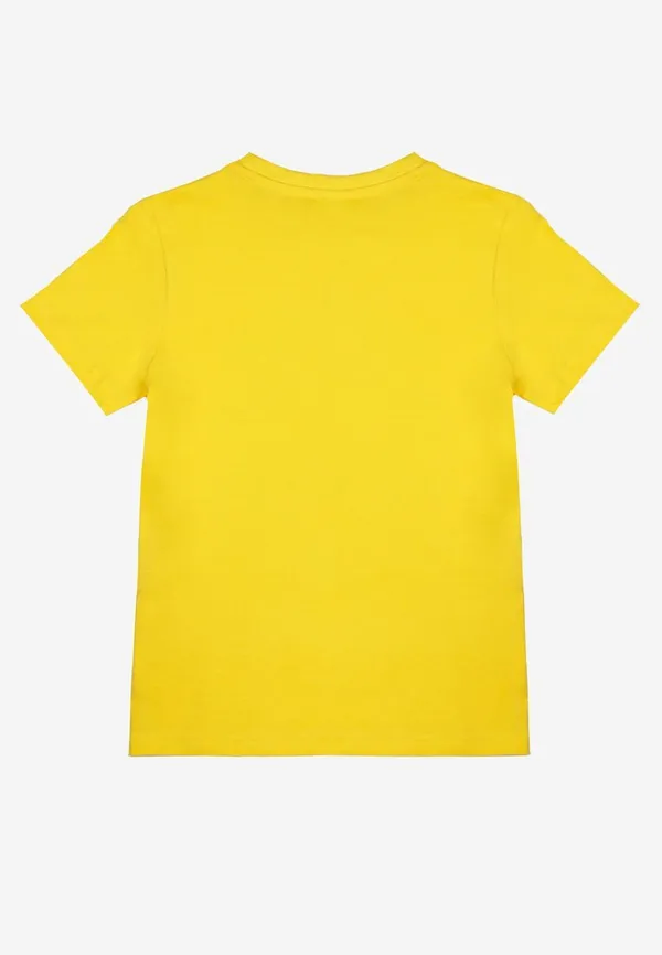 Żółta Koszulka z Bawełny Evine