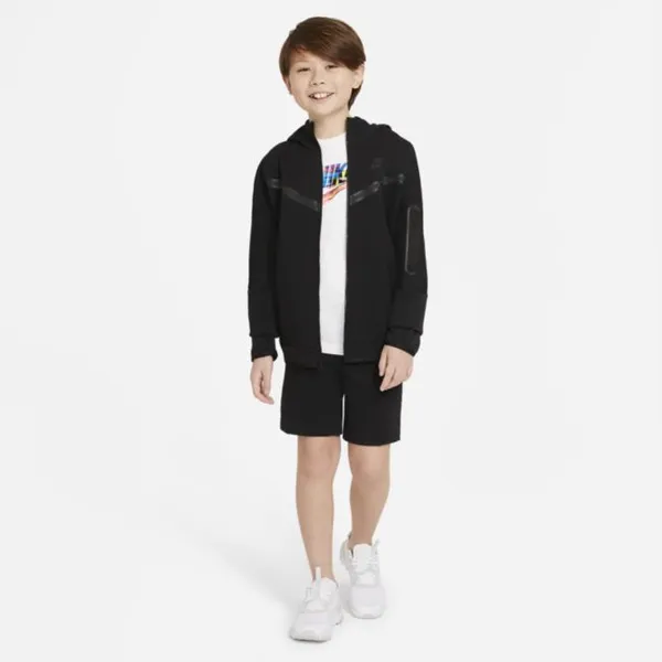 Spodenki dla dużych dzieci (chłopców) Nike Sportswear Tech Fleece - Czerń