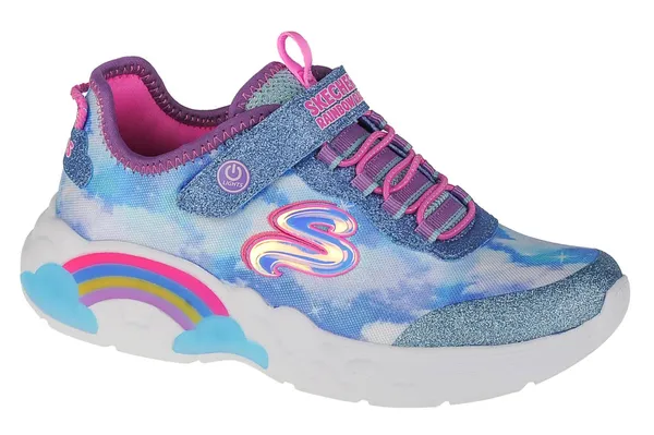 Buty sneakers,Buty sportowe Dla dziewczynki Skechers Rainbow Racer 302300L-BLU