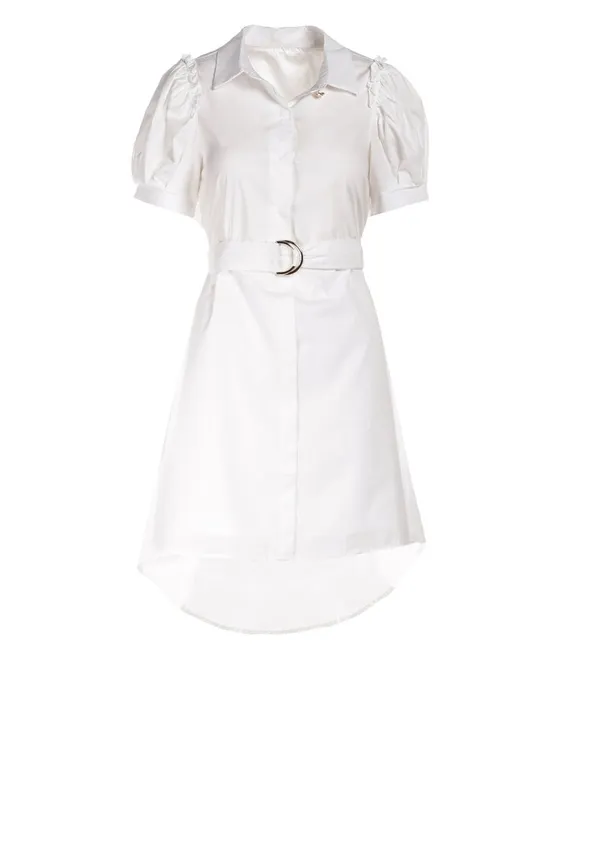 Biała Sukienka Calomis