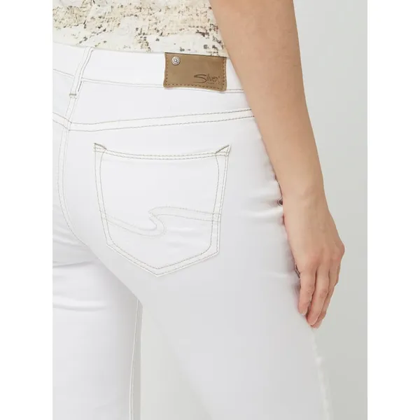 Silver Jeans Jeansy o kroju skinny fit z dodatkiem streczu model ‘Suki’