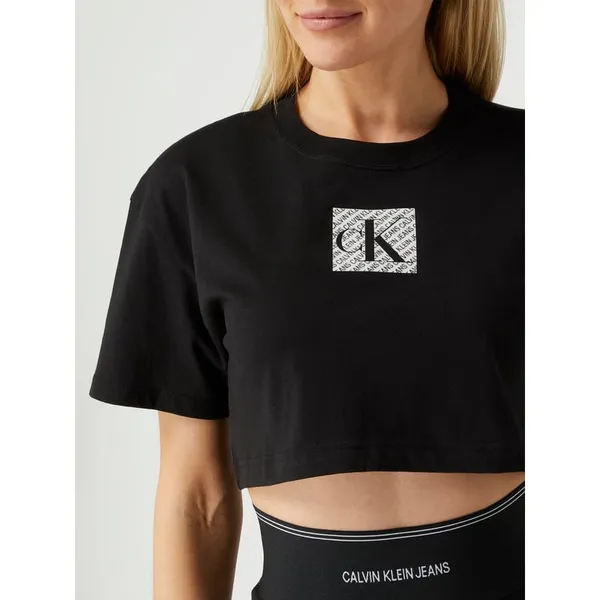 Calvin Klein Jeans T-shirt krótki z bawełny ekologicznej
