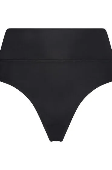 Hunkemöller Wysoki dół od bikini Luxe Czarny