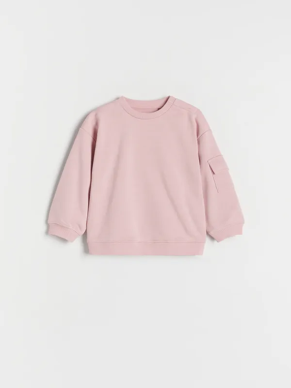 Bluza z kieszonką - Różowy
