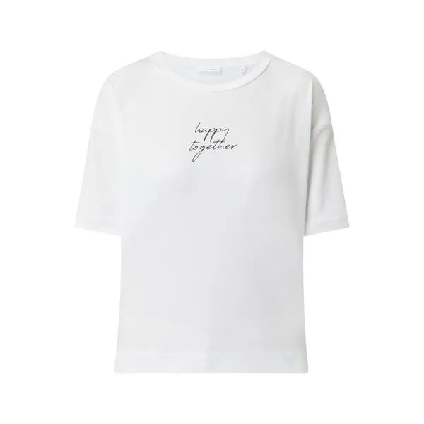 Opus T-shirt z napisem model ‘Setty’