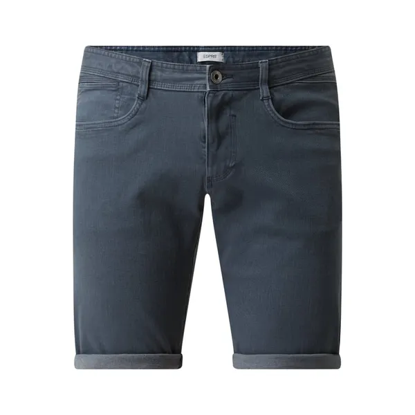 Esprit Szorty jeansowe o kroju Slim Fit z dodatkiem streczu