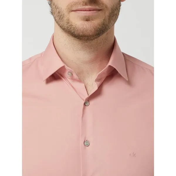 CK Calvin Klein Koszula biznesowa o kroju slim fit z popeliny