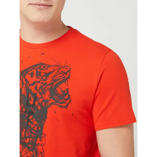 Just Cavalli T-shirt z nadrukiem tygrysa