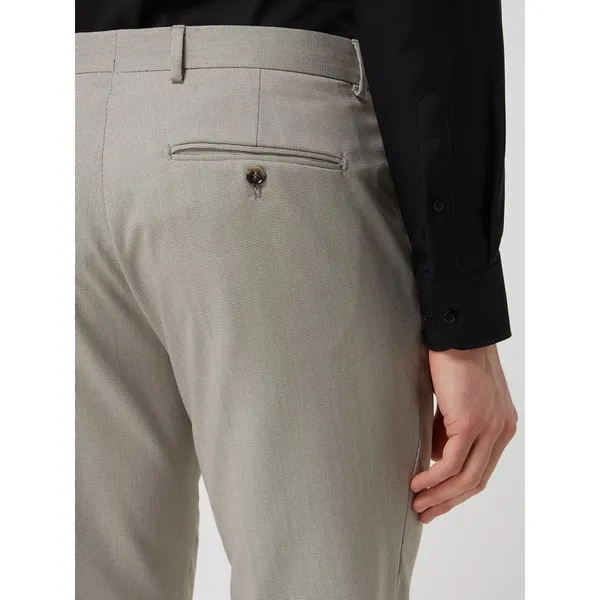 Selected Homme Spodnie do garnituru o kroju slim fit z dodatkiem wiskozy model ‘Logan’