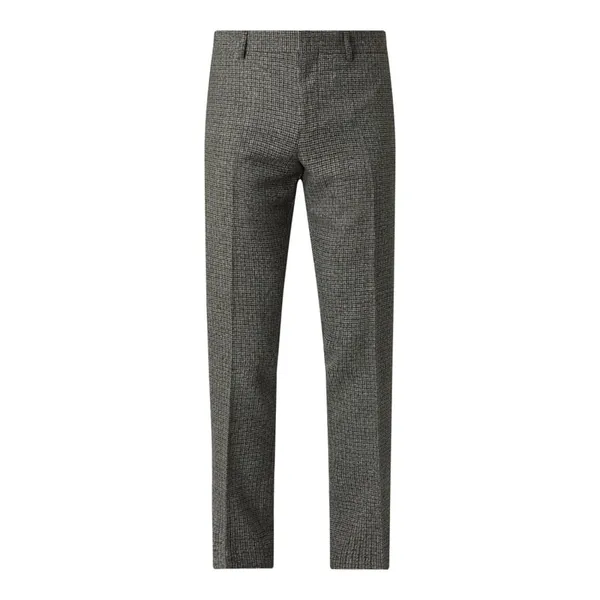 Matinique Spodnie do garnituru o kroju regular fit z tkanym wzorem model ‘Malas’