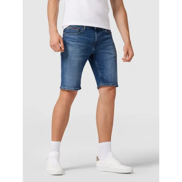 Tommy Jeans Szorty jeansowe o kroju slim fit z 5 kieszeniami i detalami z logo