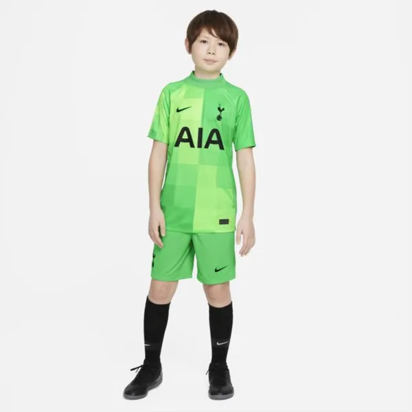 Koszulka piłkarska dla dużych dzieci Tottenham Hotspur Stadium Goalkeeper 2021/22 - Zieleń