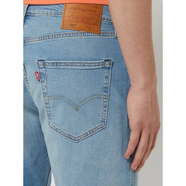 Levi's® Szorty jeansowe o kroju regular fit z dodatkiem streczu model ‘501 Shorts’