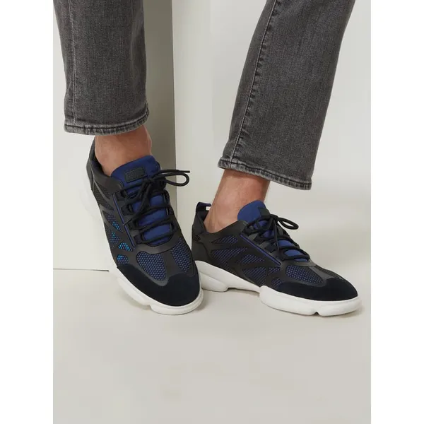 BOSS Sneakersy z obszyciem w kontrastowym kolorze model ‘Rapid’