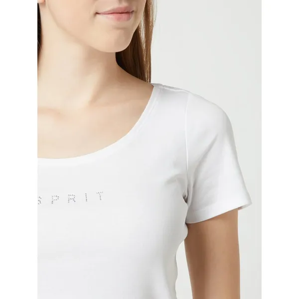 Esprit T-Shirt z bawełny organicznej