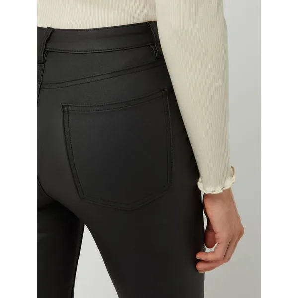 Object Spodnie o kroju skinny fit z powłoką model ‘Belle’