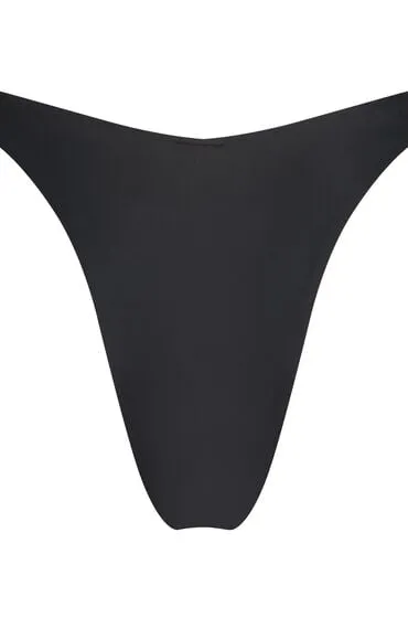 Hunkemöller Dół od bikini z wysokim wycięciem Luxe Czarny